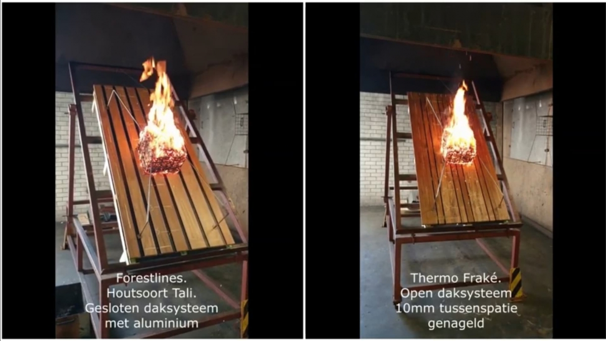 Hoe brandveilig is een houten dakbedekking?: afbeelding 1