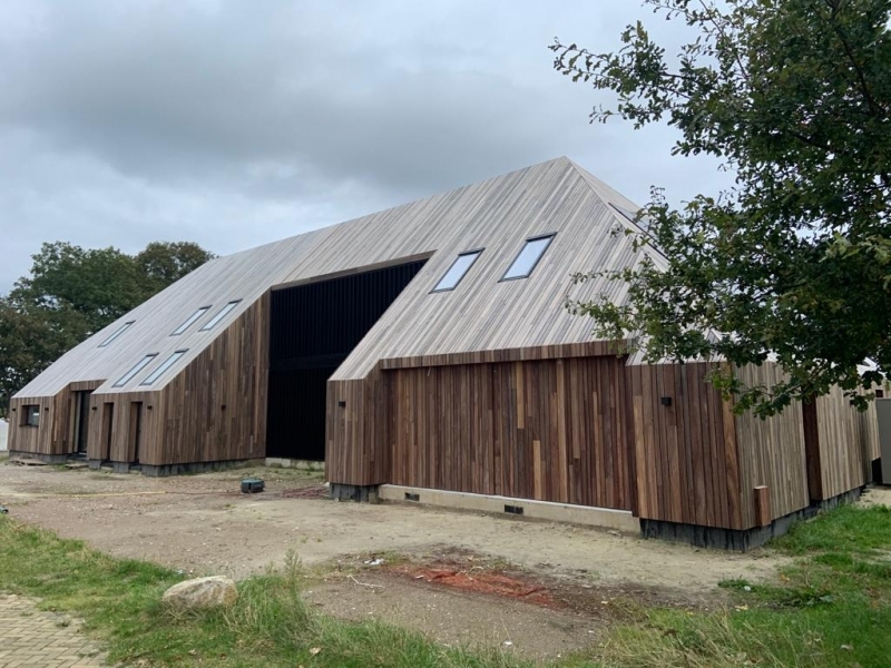 Dach- und Fassadenverkleidung Hoogeveen (NL) Padoek