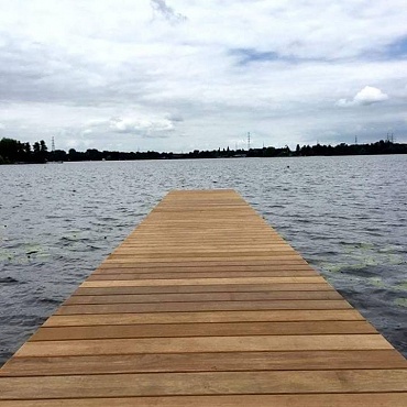 Jetty at lake Mol (BE) Terraces Ipé 3