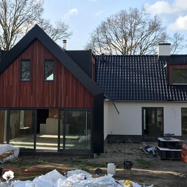 Moderne villa Sprundel (NL) Gevelbekleding Padoek 0