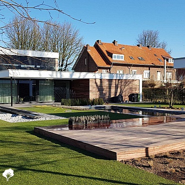 Moderne villa Venray (NL) Gevelbekleding Padoek 1