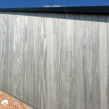 Planchetten facade Arendonk (BE) Gevelbekleding Padoek 9