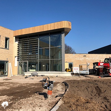 Nieuwe school Sint-Jansteen (NL) Gevelbekleding Afrormosia 5