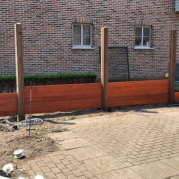 Enclosure padoek Poppel (BE) Garden fences Padoek 2