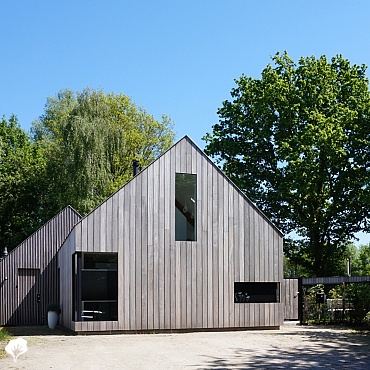 Grange Boekel (NL) Revêtement de mur en bois Padoek 4