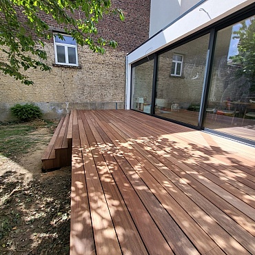 Basralocus Terrasse - Turnhout (BE) Terrasse en bois Basralocus 0